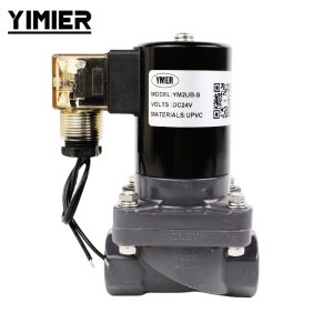 UPVC Acid & Alkali Resistant Double Union Solenoid Valve