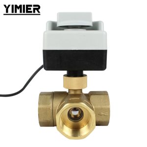 Fan Coil Motorized 3-Way Brass Valve