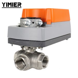 Electric Stainless Steel 3-Way Ball Valve