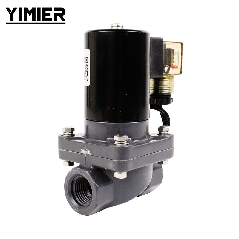 UPVC Acid & Alkali Resistant Double Union Solenoid Valve UPVC Acid & Alkali Resistant Double Union Solenoid Valve