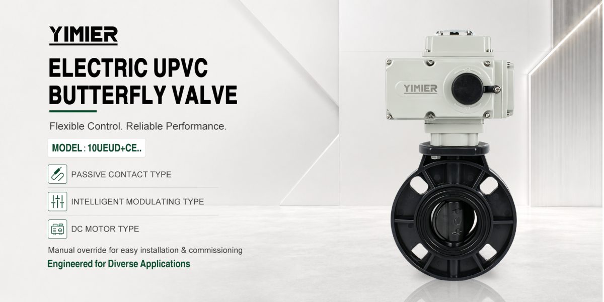 electric upvc butterfly valve