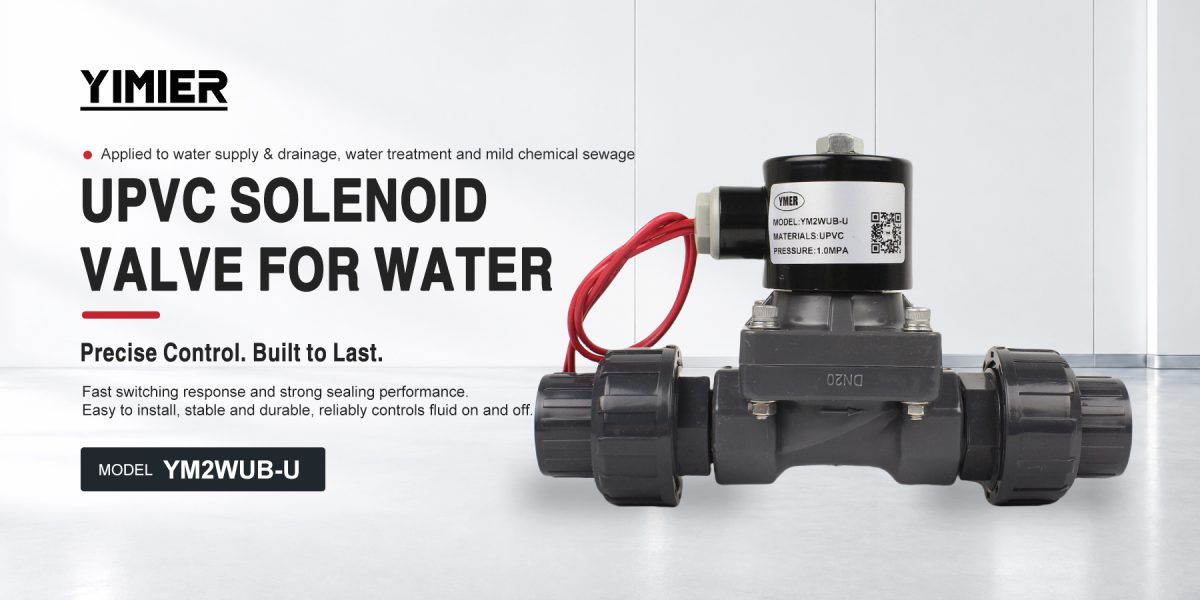 UPVC Double Union Solenoid Valve for Water