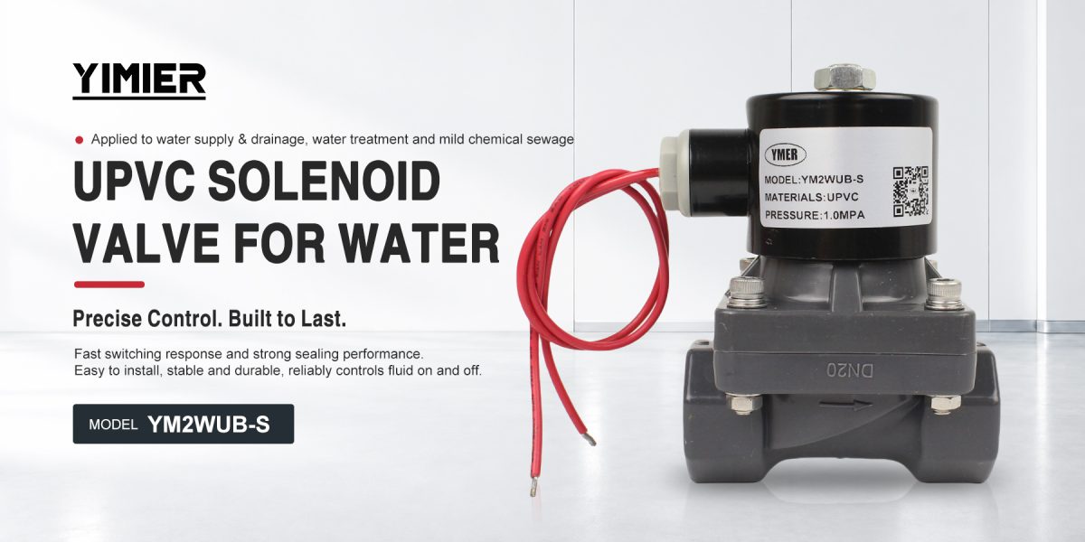 UPVC Threaded Solenoid Valve for Water