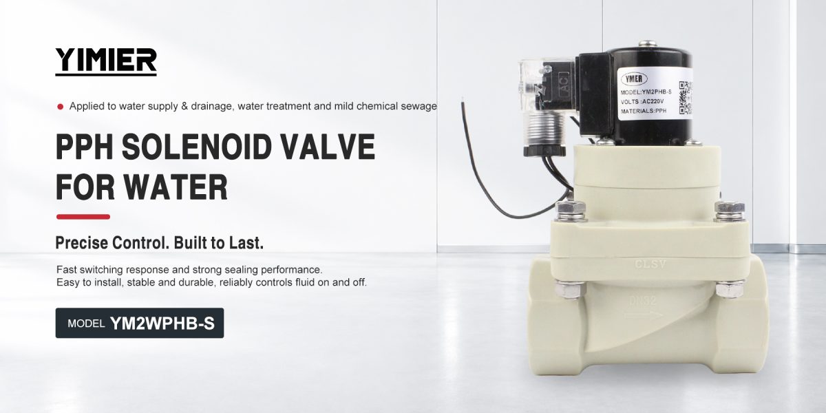 PPH Solenoid Valve for Water