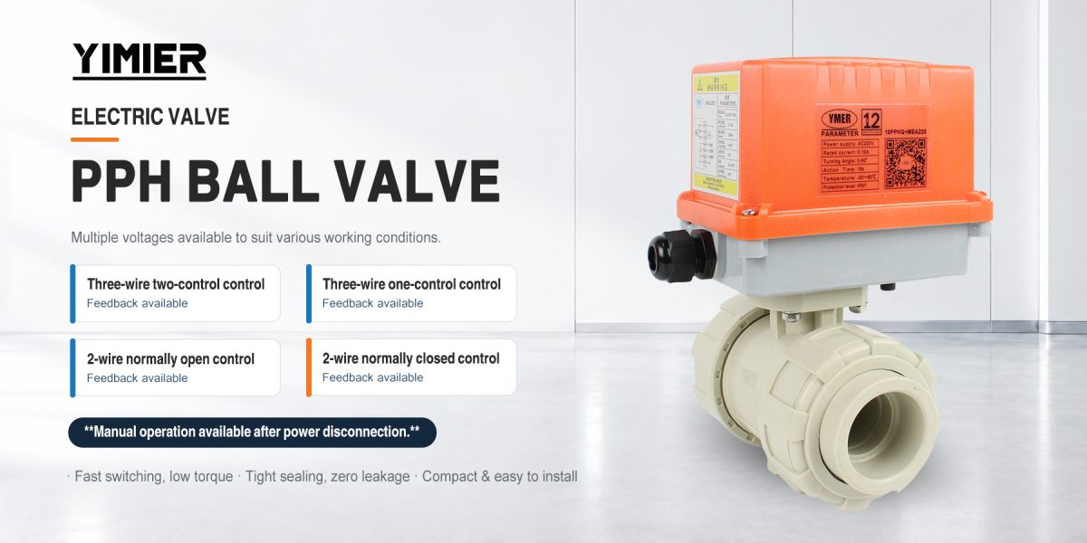 Electric PPH ball valve
